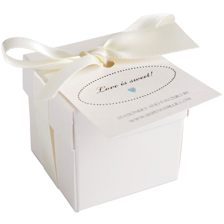 Tablet Wedding Favours Large Box Of 7 Scottish Tablet Heart Wedding Favours