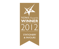 VOWS Awards Winner 2012 for Wedding Stationery
