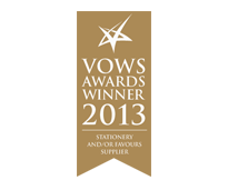 VOWS Awards Winner 2013 for Wedding Stationery