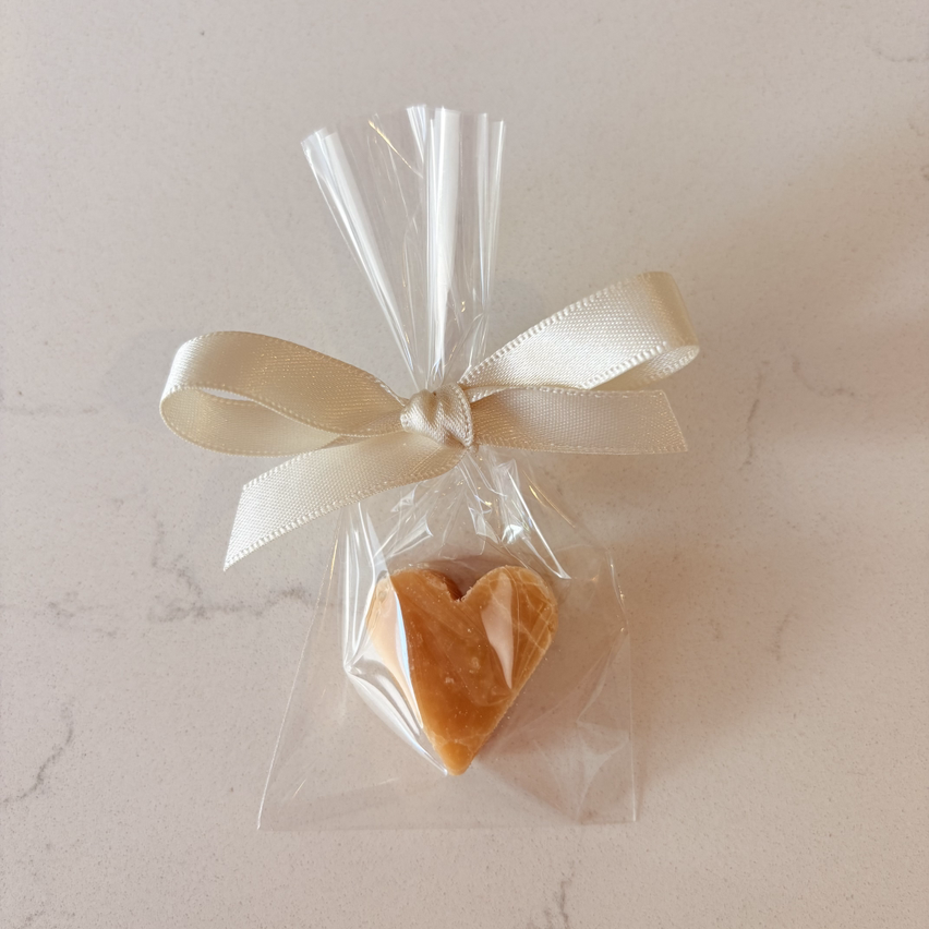 Single Small Heart tablet wedding favours